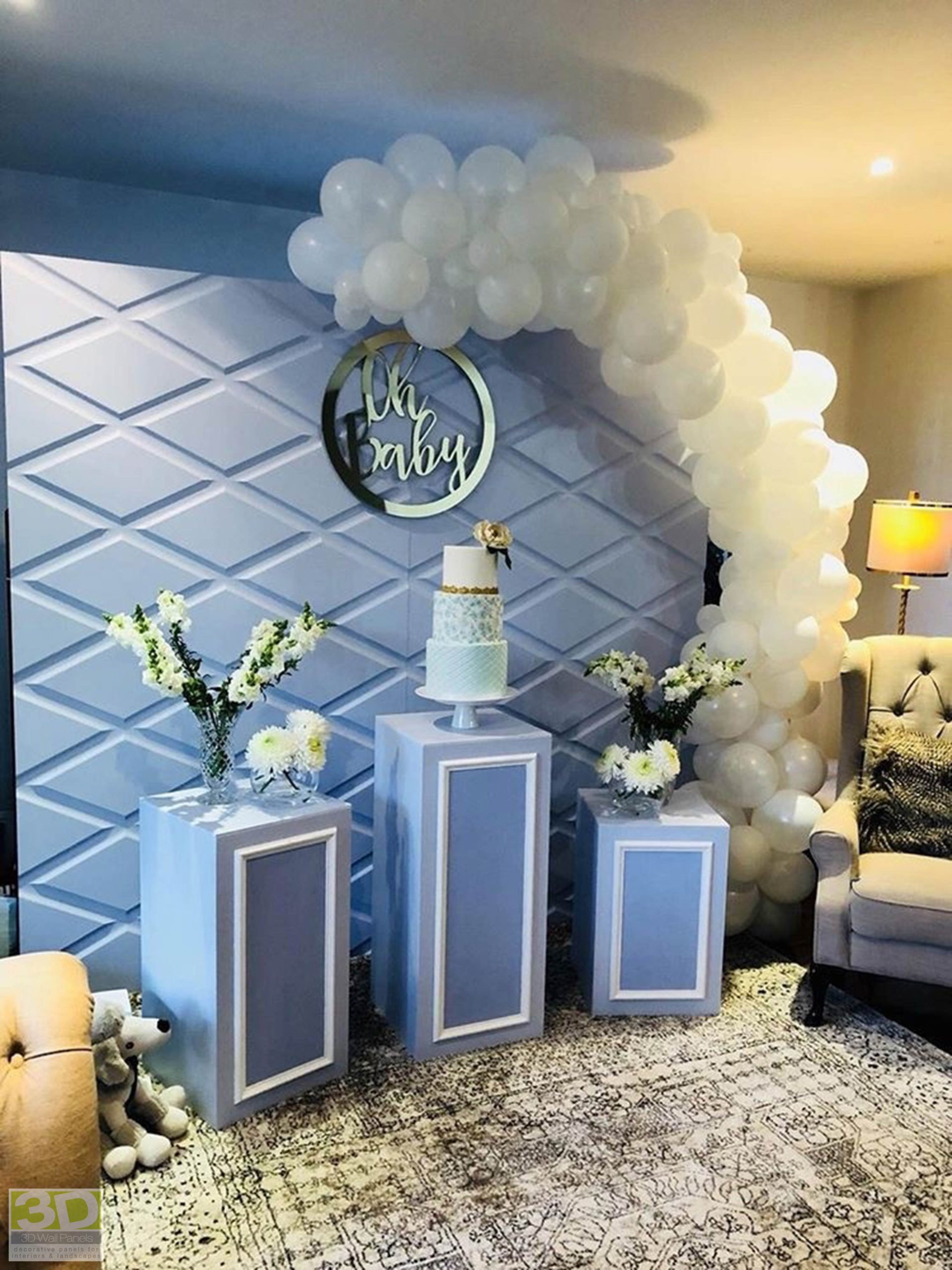 Diamonds Large - Luxe Wall Hire